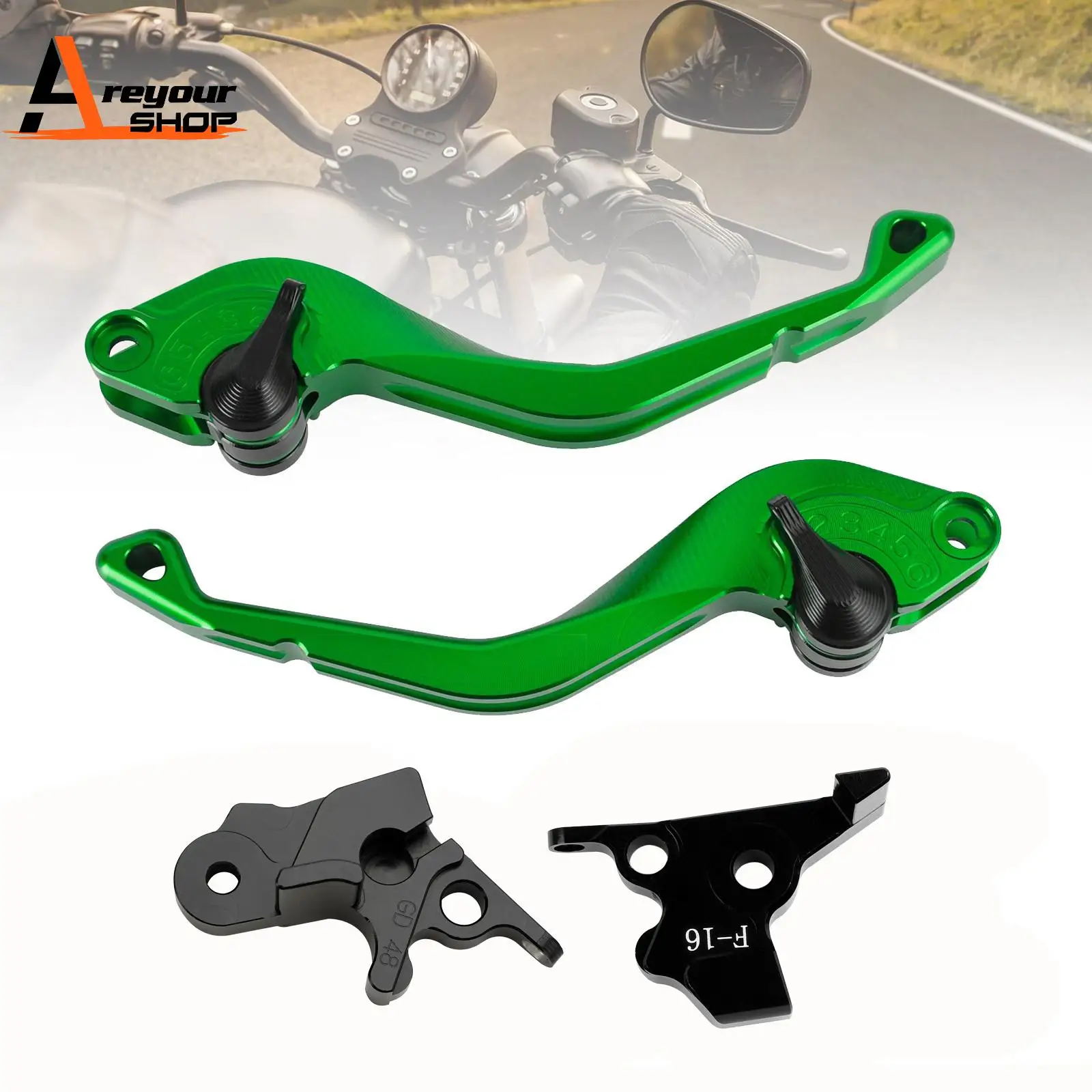 

Короткий тормозной рычаг сцепления с ЧПУ подходит для HARLEY X350 2022-2023