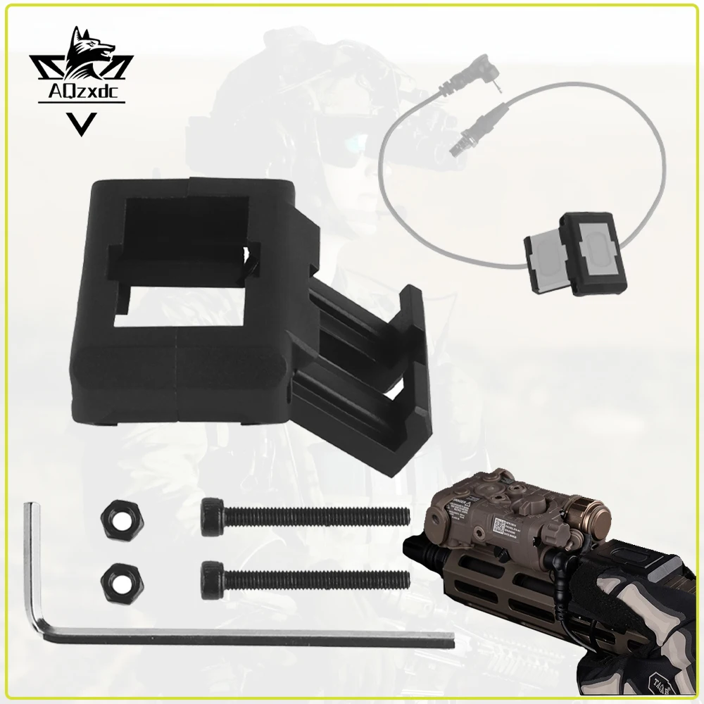 

Tactical MOD Wire Switch Double Base Airsoft 45 Degree Double Base Adapt to Picatinny Rail Hunting Paintball Shooting Equipment