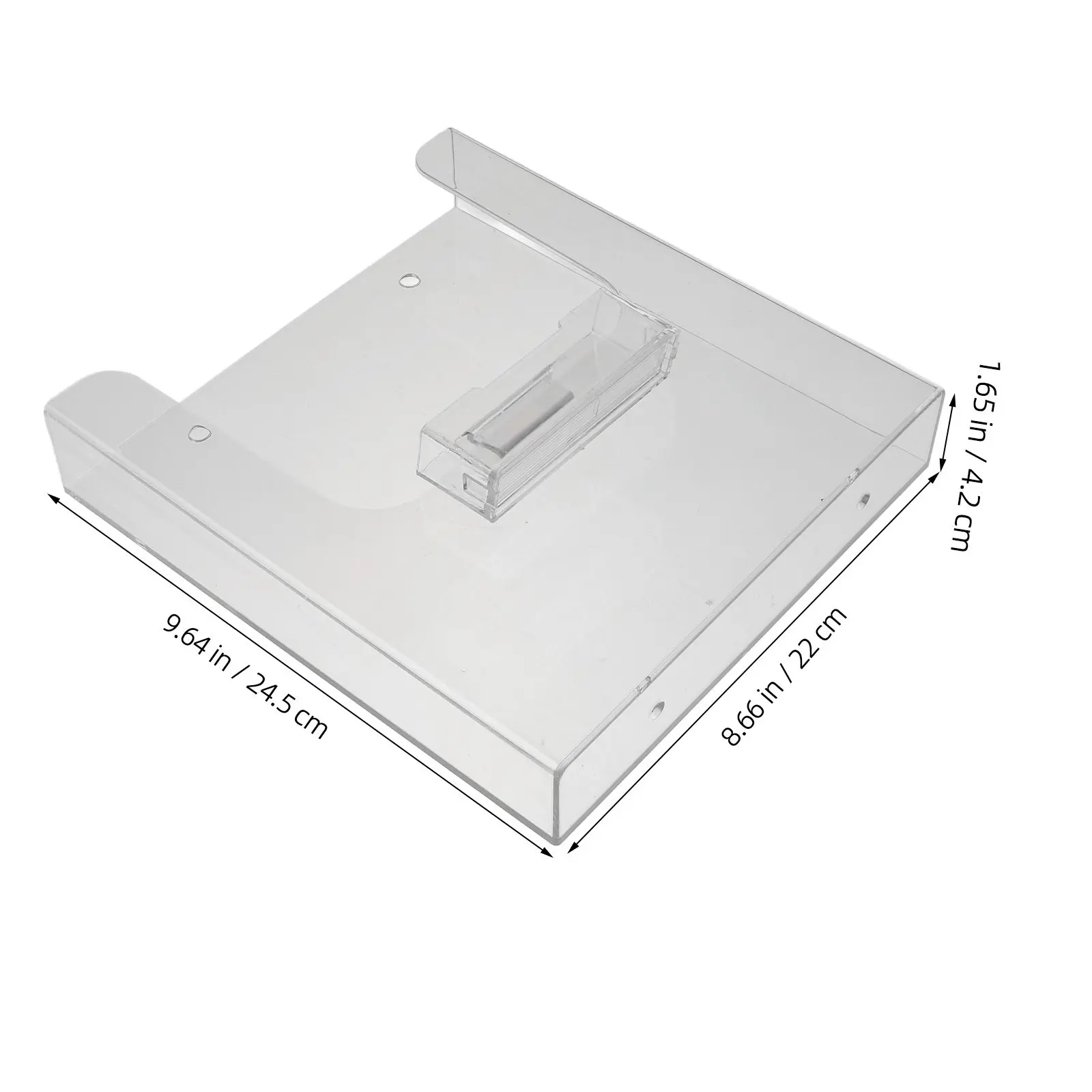Clear Acrylic A4 Document Holder Wall Mounted Paper Display Stand for Files Bills Letters Menus Greeting Cards Brochures Retail view 6