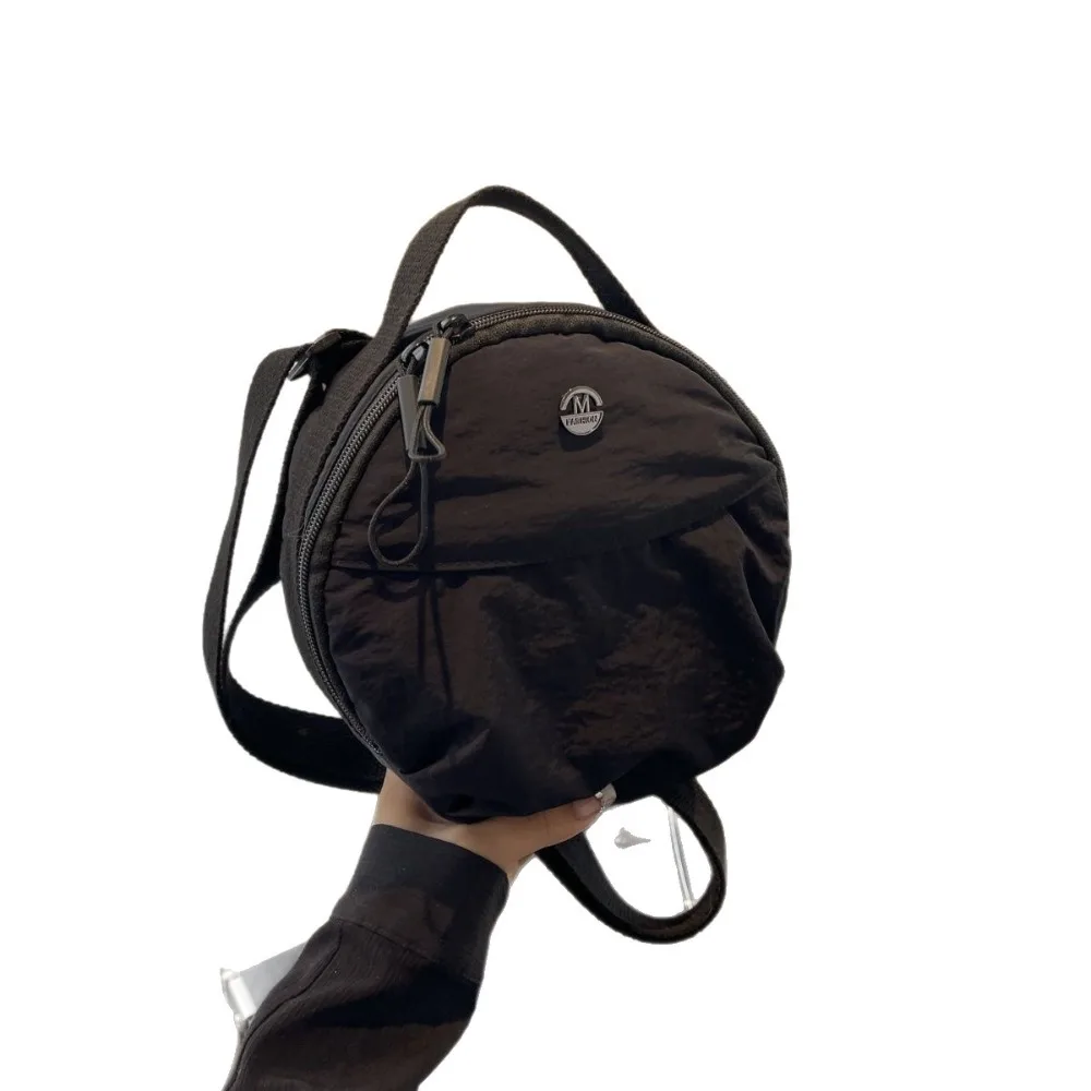 لطيف الكورية نمط النايلون حقيبة كتف الهاتف المحمول تخزين محفظة صغيرة مستديرة حقيبة حقائب المحفظة حقائب صغيرة حقيبة كروسبودي الفتيات