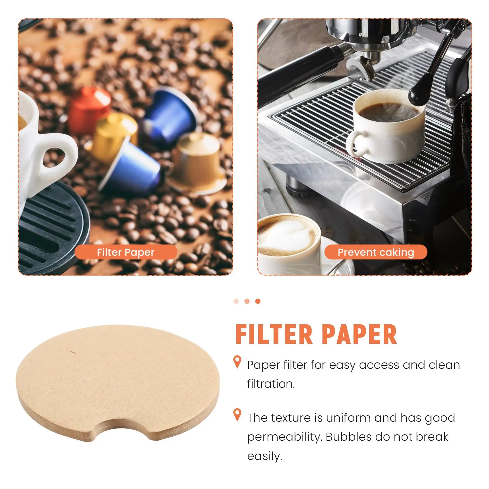 Disposible Paper Filter for BOSCH Reusable Tassimo Coffee Capsule Protect From Block Keep Capsule for Cleaning