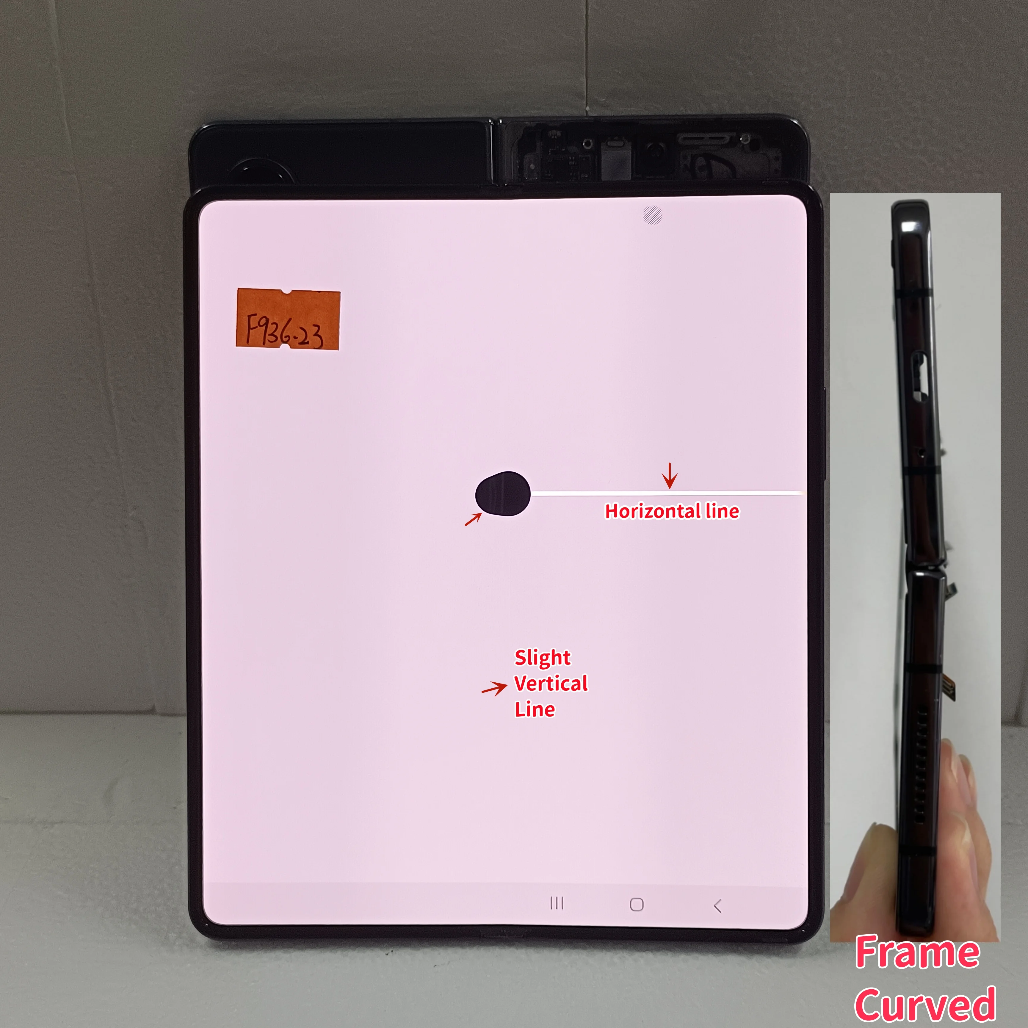 100% Work For Samsung Z Fold 4 Display Super AMOLED F936U F936B/DS Display Z Fold4 Inner LCD defect Screen digitizer Assembly