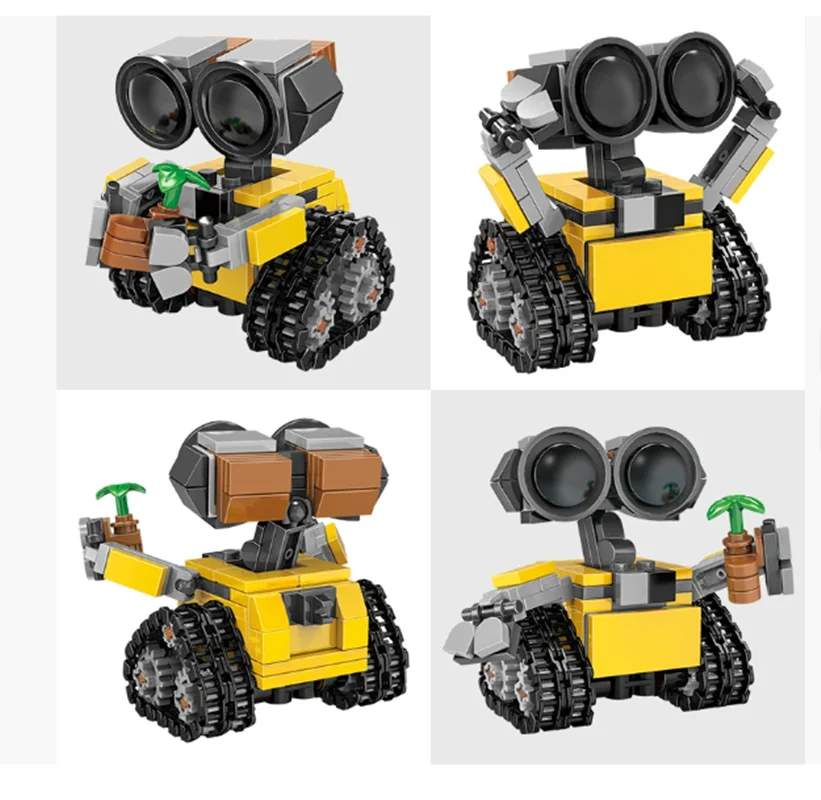 تجميع ألعاب ذاتية الصنع لغز اللبنات والي روبوت JKC7635 تجميع ألعاب ذاتية الصنع لغز اللبنات والي روبوت #2