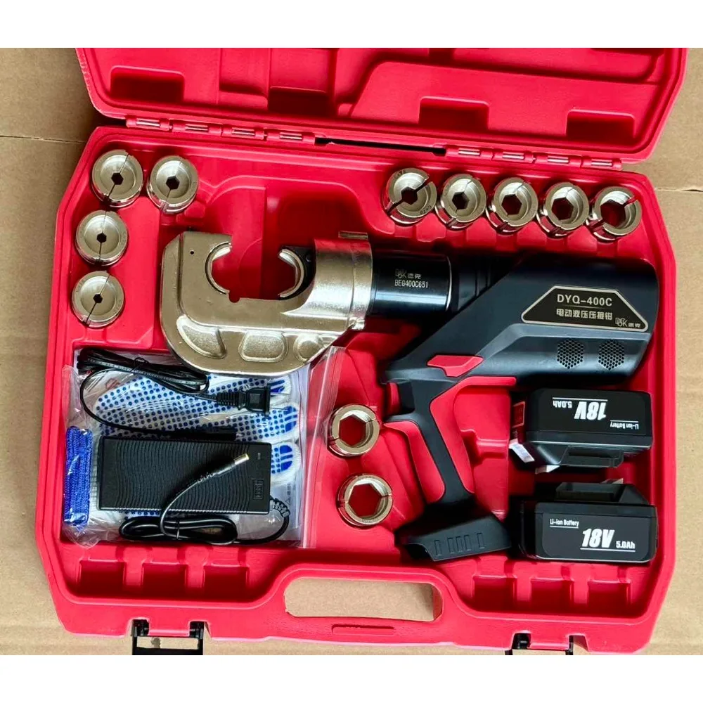16-400 square millimeters battery powered cordless crimper hydraulic cable crimping tool factory direct sales