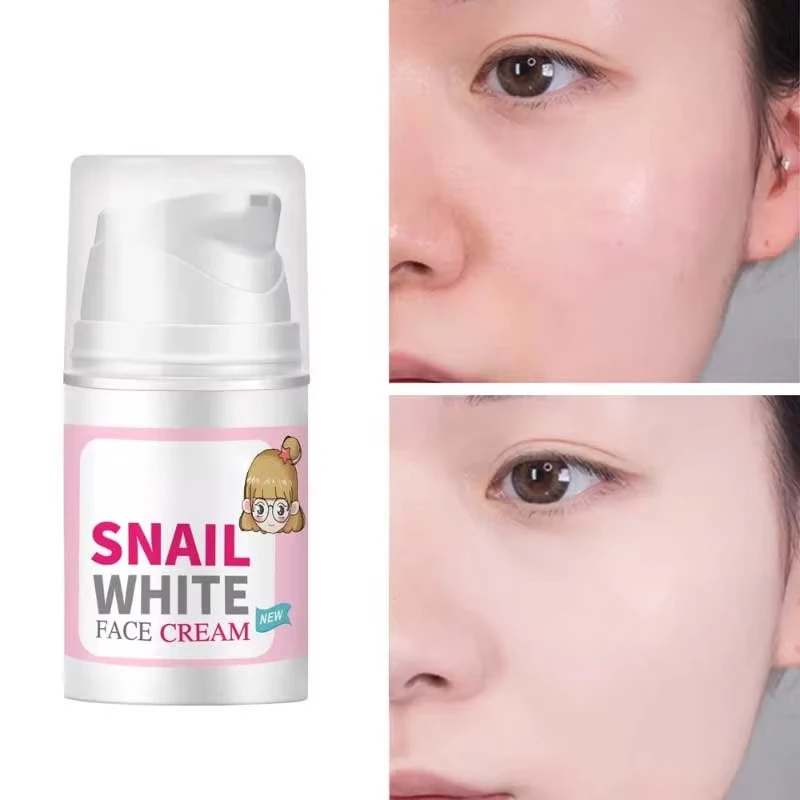 60ml Snail Moisturizing Face Cream  Nourishing Firming Pulling Shrinking Pores Reducing Fine Lines Repair Powerful Skin Care