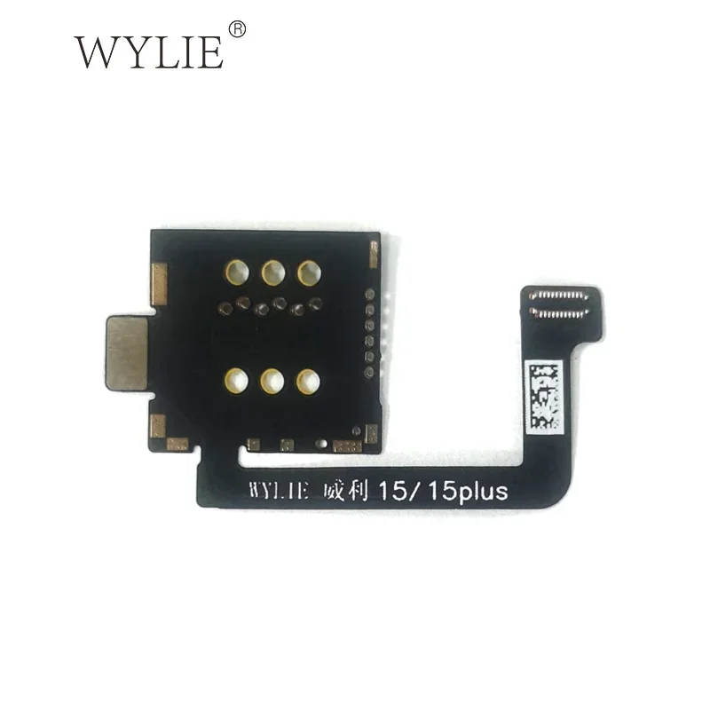 WYLIE Parts Esim Adapter For iPhone 15 Plus PRO PM USA Version SIM Card Reader Flex Slot Tray Holder Module Repair Tool