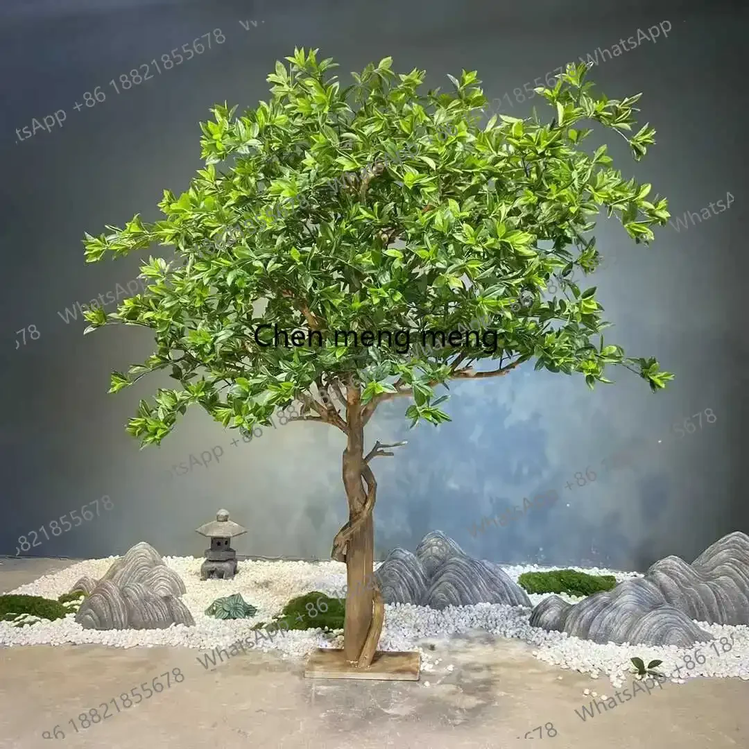 Artificial fake tree indoor plant green plant floor decoration ornament bionic potted plant bonsai