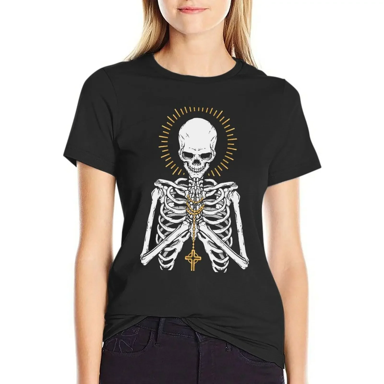 

Pray for Death T-Shirt oversized sublime graphics cute clothes oversized t shirts for Women