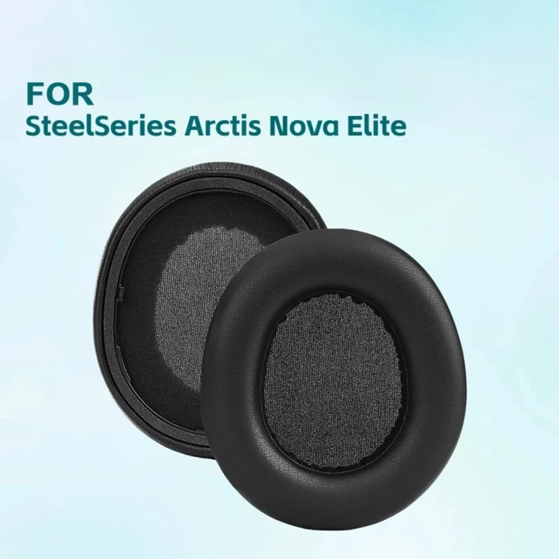 [DTC4]For SteelSeries Arctis Nova Elite Ear Pads Cups, Replacement Earpad Memory Foam Cushions for Gaming Headphones Headset