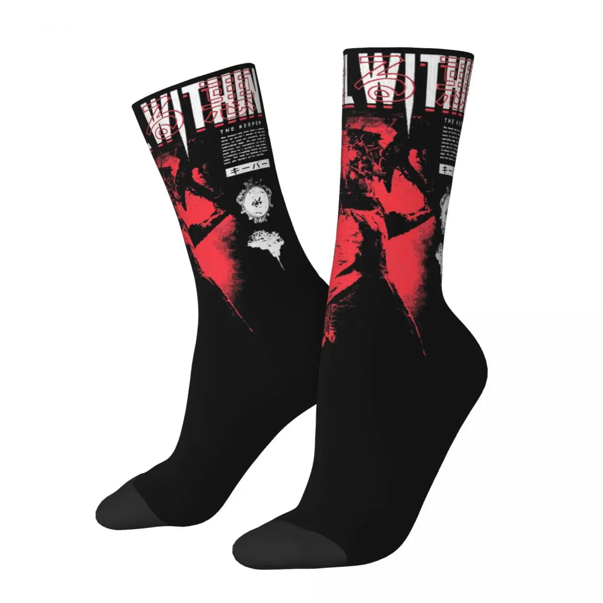 The Keeper Evil Within Men and Women printing Socks,Leisure Applicable throughout the year Dressing Gift