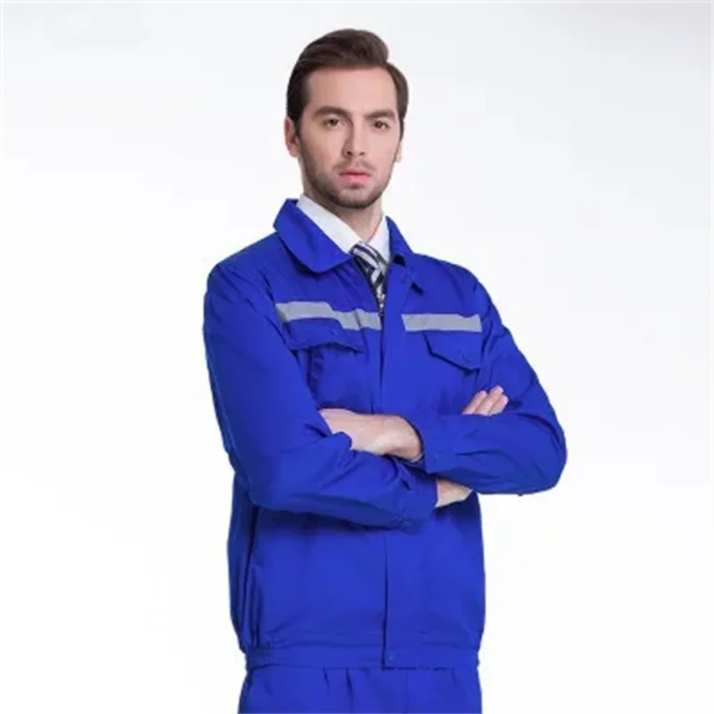 

New Arrive long sleeve men clothes plus Size men Suit Sets Auto Mechanic Clothing