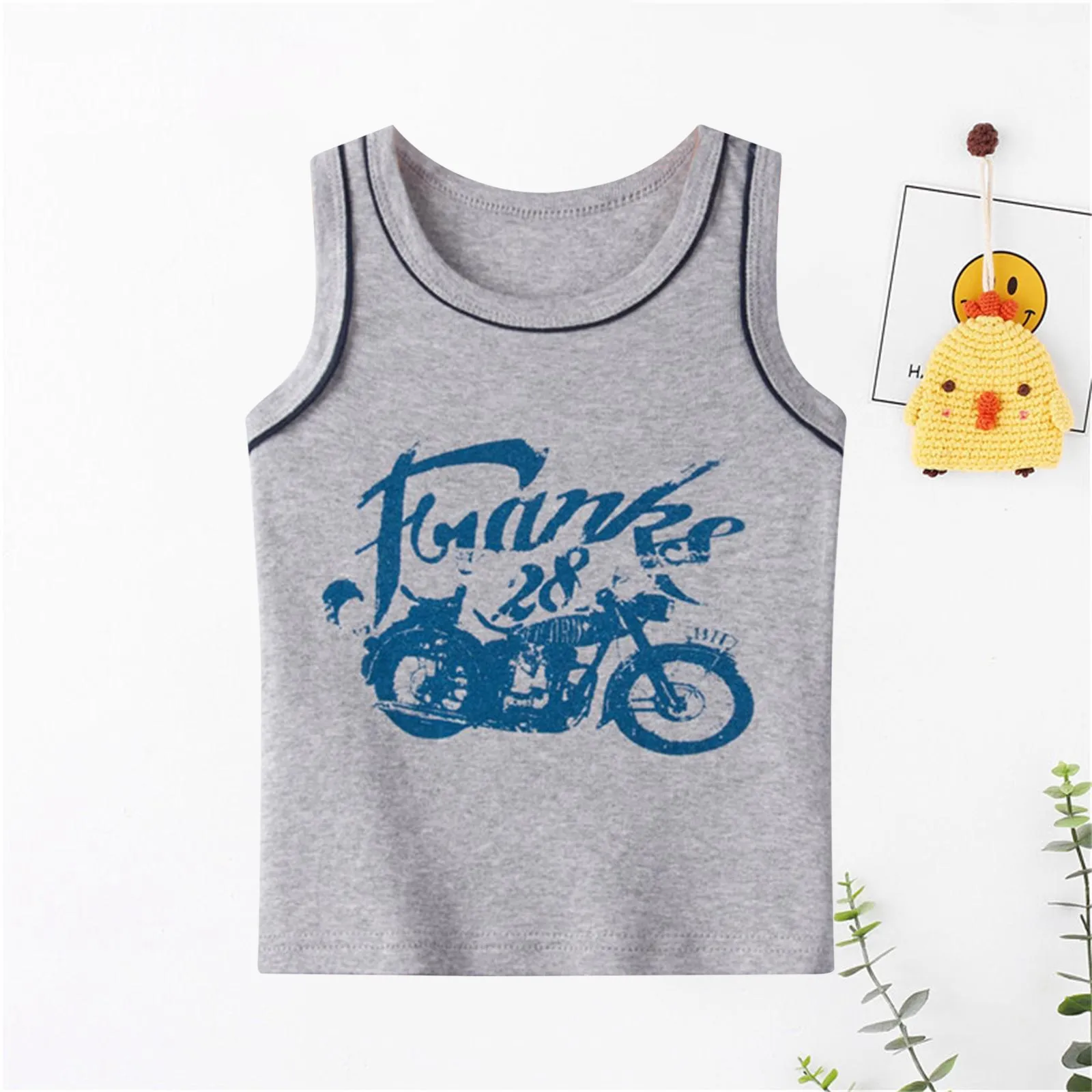 

Youth 14 16 Shirts Children's Summer Boys Thin Sleeveless Outdoor Wear Shirt Vest Baby Print Spring And Autumn Basic Checke Top