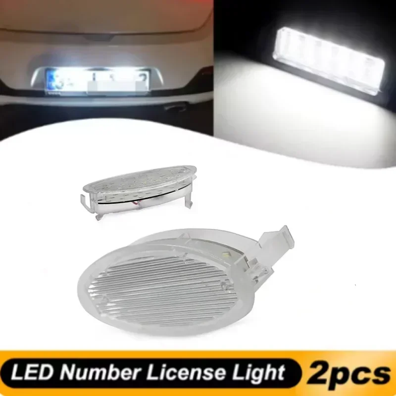 

2PCS for Opel Astra F Corsa B Vectra Omega Zafira Agila Tigra Car Accessories Interior Canbus Car LED License Plate Number Ligh