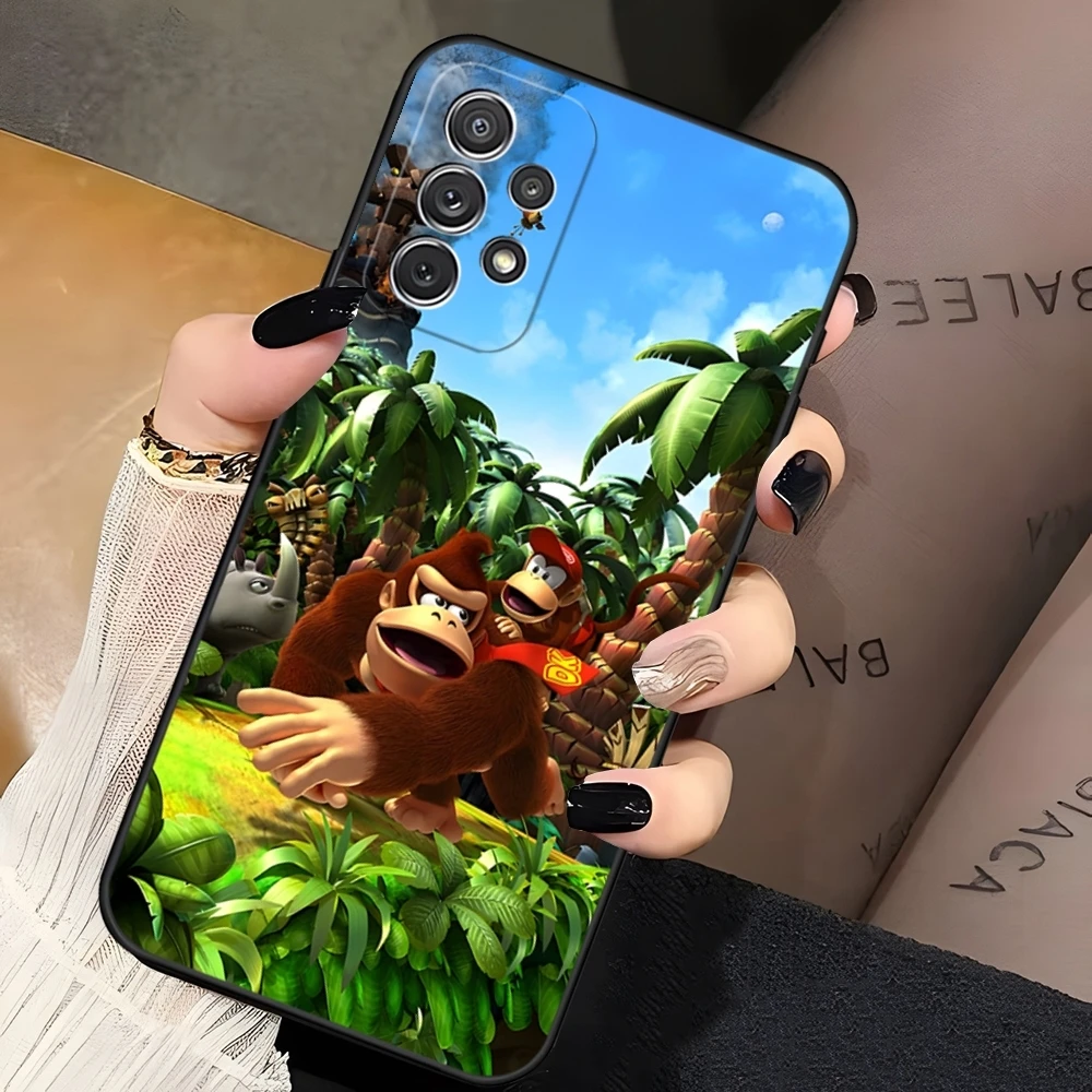 donkey kong game Phone Case for Samsung Galaxy A21 Plus S22 A53 A24 A34 A54 A52 M54 Note 10 20 Ulitra FE  Back Cover