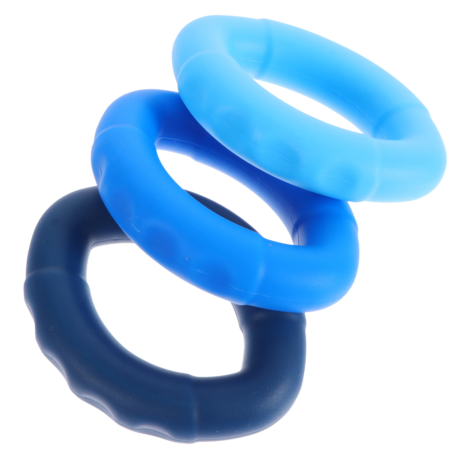 

3 Pcs Rings Silicone Exercisers Muscle Strengthening Finger Massage Tools Fitness Home Use Wear Resistant Durable