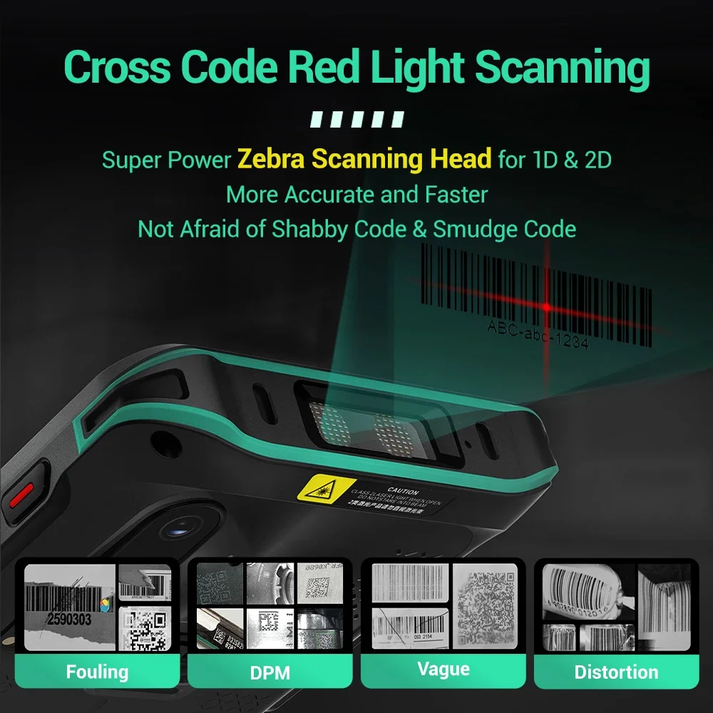 2022 6 inch 4G Android 11 Qual comm IP68 1D 2D Barcode Zebra  GMS 64G Handheld Rugged PDAs Warehouse Mobile Data Terminal