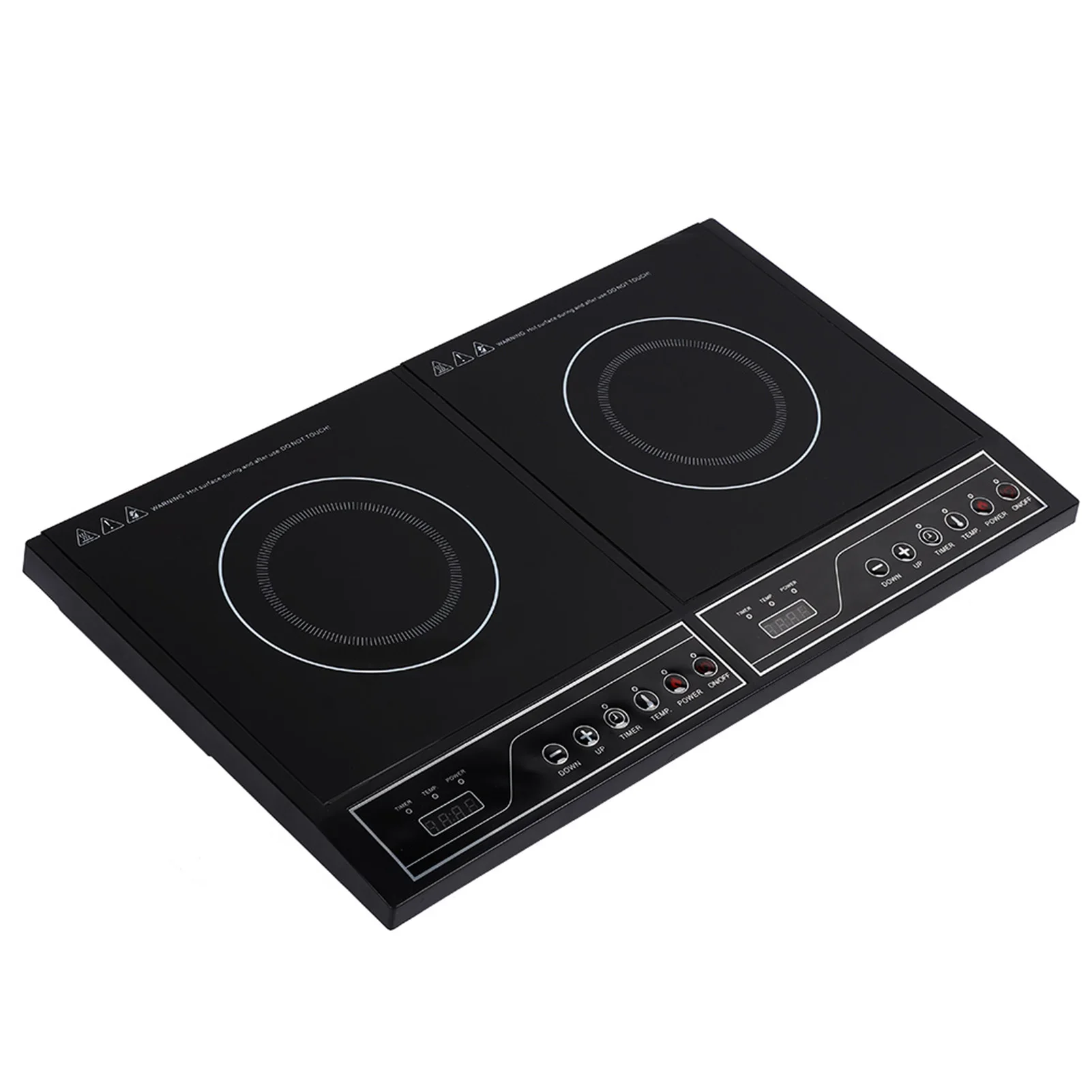 2000W Home Kitchen Electric Double Induction Cooktop Touchpad Induction Cooker Electric  Induction  Electric Cooker