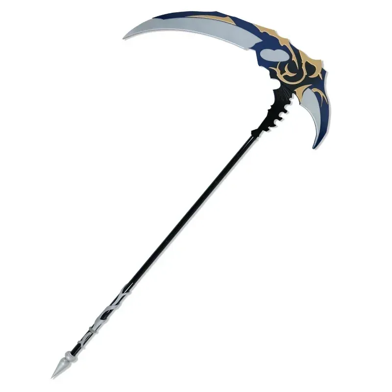 CyCos Library of Ruina Durandal Roland Weapons wooden wood swords scythe sickle stage Cosplay party Costume props Comic-con show - view 6