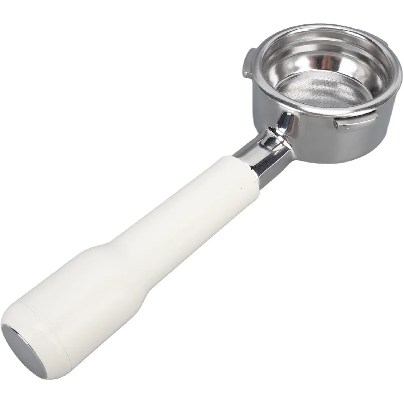 

Coffee machine modification handle 58mm stainless steel three ear solid wood handle Italian coffee bottomless handle