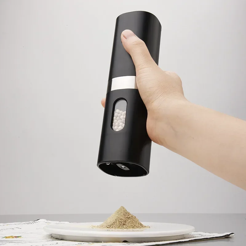 

Electric Automatic Salt and Pepper Grinder Set Rechargeable With USB Gravity Spice Mill Adjustable Spices Grinder Kitchen tools