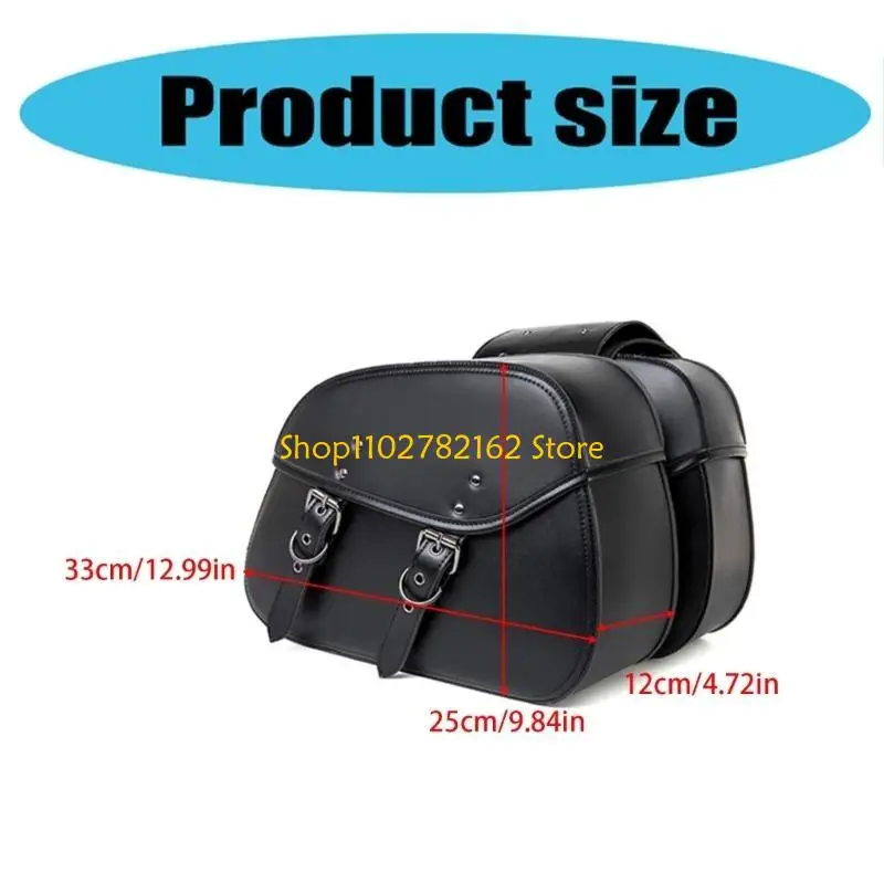 547B حقيبة معدات الدراجات النارية الأنيقة الحقائب ذات سعة كبيرة مع مساحة واسعة للأدوات والاكسسوارات السفر لمسافات طويلة 2 قطعة
