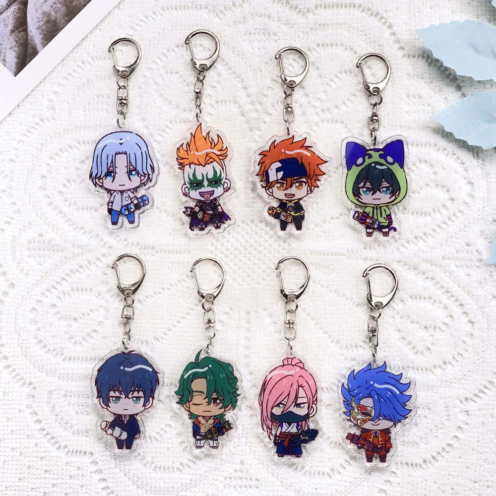 1/8PCS Anime Characters SK8 the Infinity Acrylic Keychain Accessories Keyrings Friends Gifts Funny Bag Charms Backpack Pendant