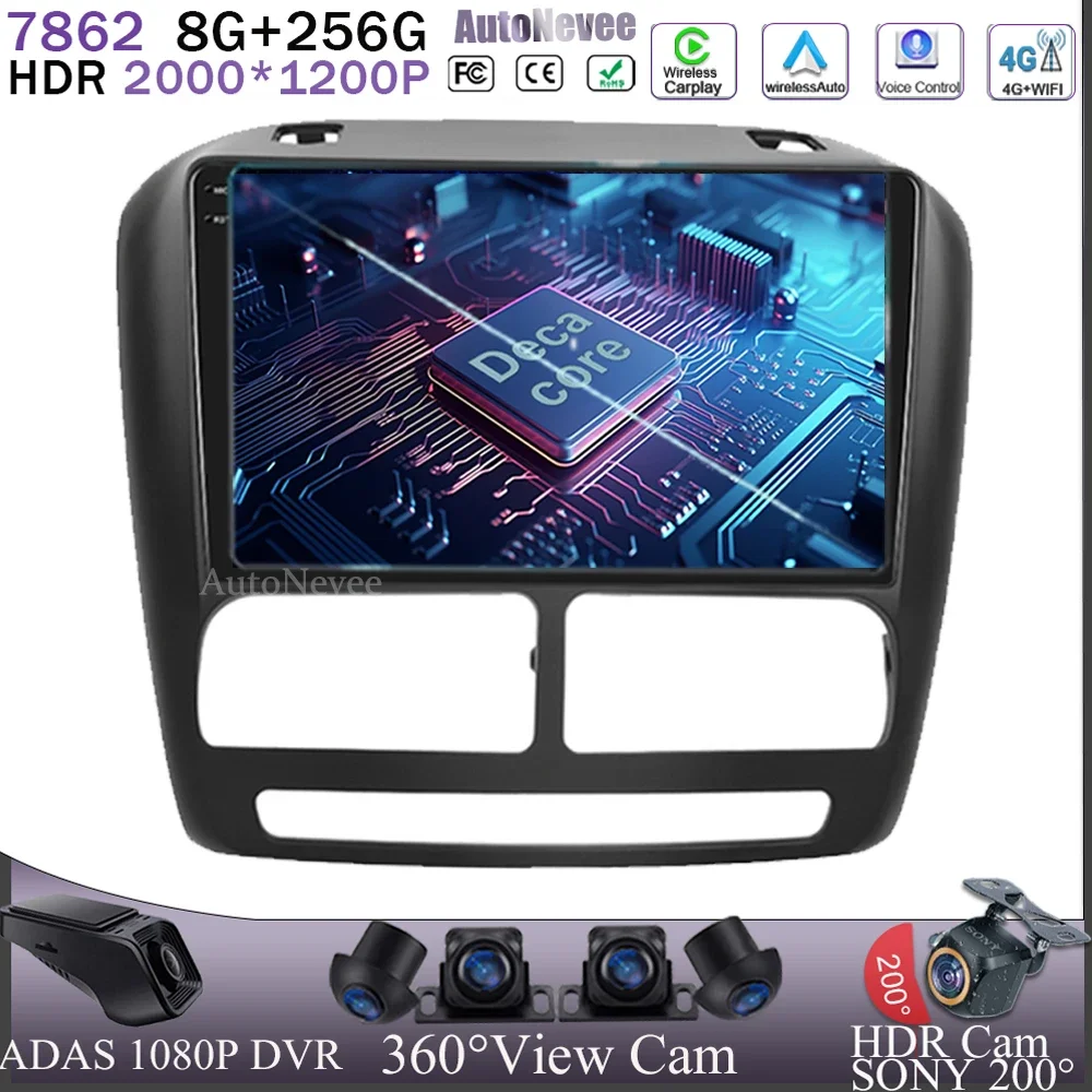 

For Fiat Doblo 2010-2015 For Opel Combo 2011-2018 Android 13 Car Radio Multimedia Video Player Navigation GPS Head No 2Din 2 din