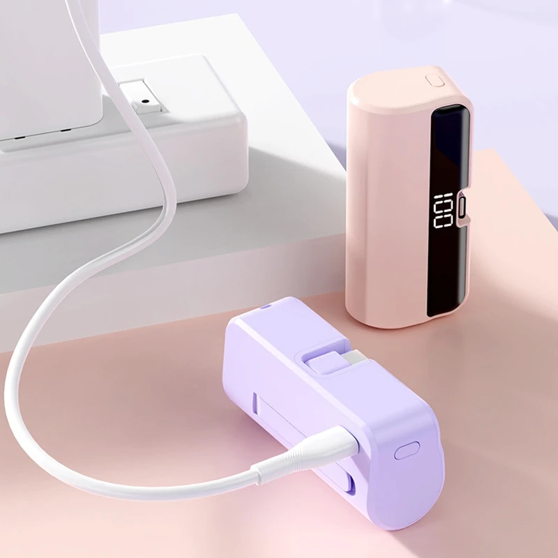 VIVO 50000mAh Capsule Power Bank Ultra-Fast Charging Powerbank LED Digital Display Portable External Battery For iPhone Samsung view 6