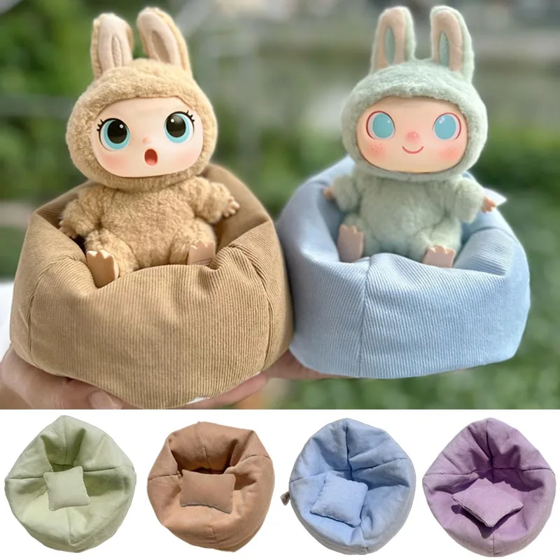 

Аксессуары для кукольного дивана для V1/V2 Gen, плюшевые игрушки, идеальные автомобильные аксессуары для куклы Labubu 17 см, диван с сиденьем, детские игрушки