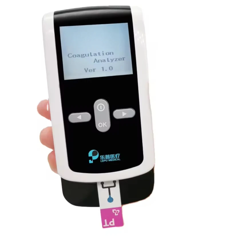 Portable Analyzer Coagulation Analysis PT INR Test PT-M1-11 Coagulation Analyzer with Bluetooth and Test Strip