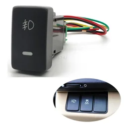 Auto Front Fog Lamp LED Light Daytime Running Light Switch Power Supply Button For Honda Fit Civic Odyssey CRV 2007 - 2013