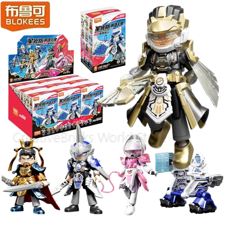 BLOKEES Hero Infinite Starlight Edition Series 7 Assembled Building Blocks Figure Collectible Action Figure Toy for Kids Gift