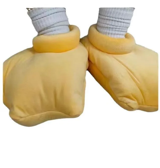 Nieuwe Dikker Coral Fleece Capuchon Gewaad Grote Gans Nachtjapon Grappige Gans Paar Leuke Cartoon Nachtkleding Cosplay Eend Thuis Kleding