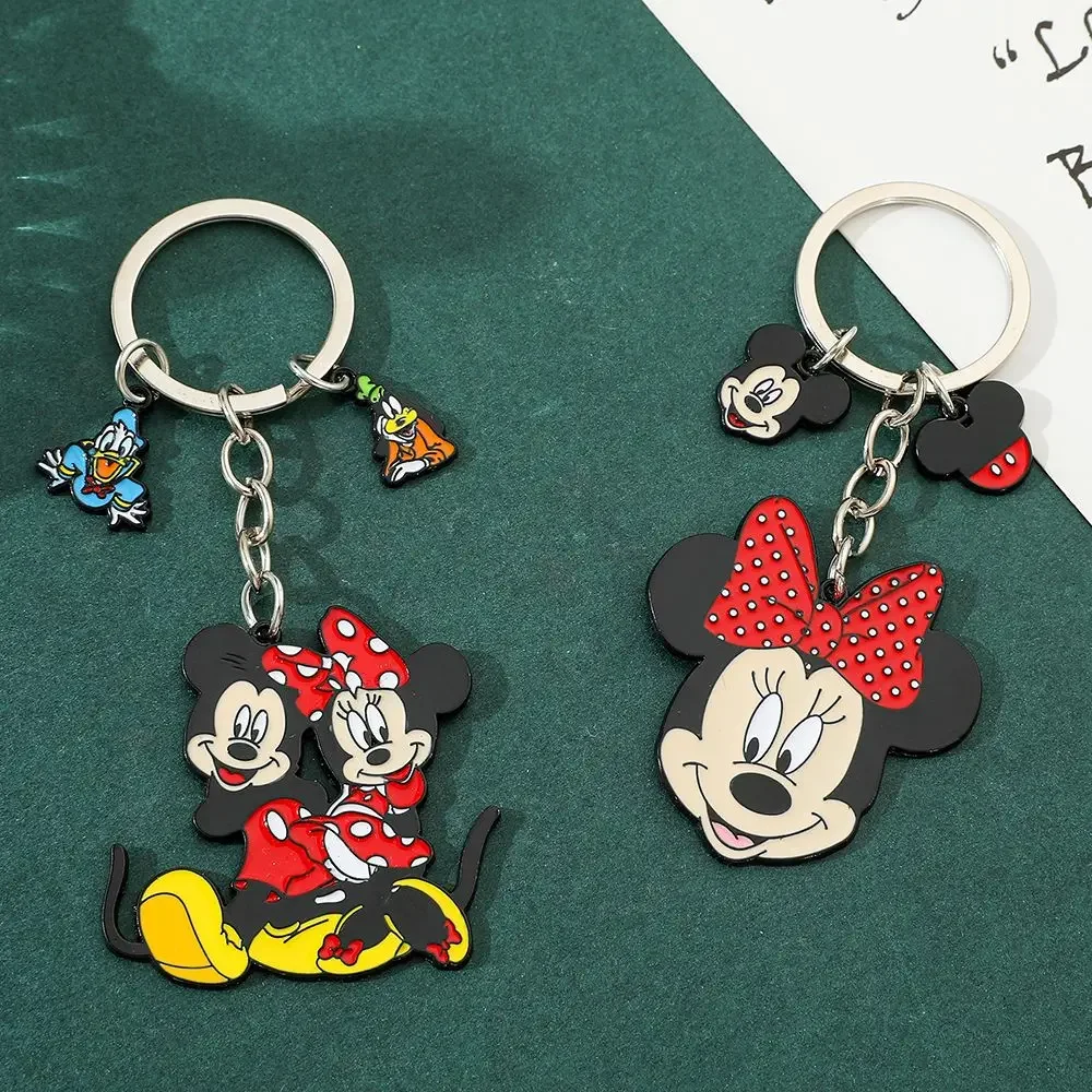 Disney-Pendentif Minnie Cute Anime Characters, Interface Alloy, Continent Chain, Creative Kawaii, Girly Coussins, Couple Accessrespiration