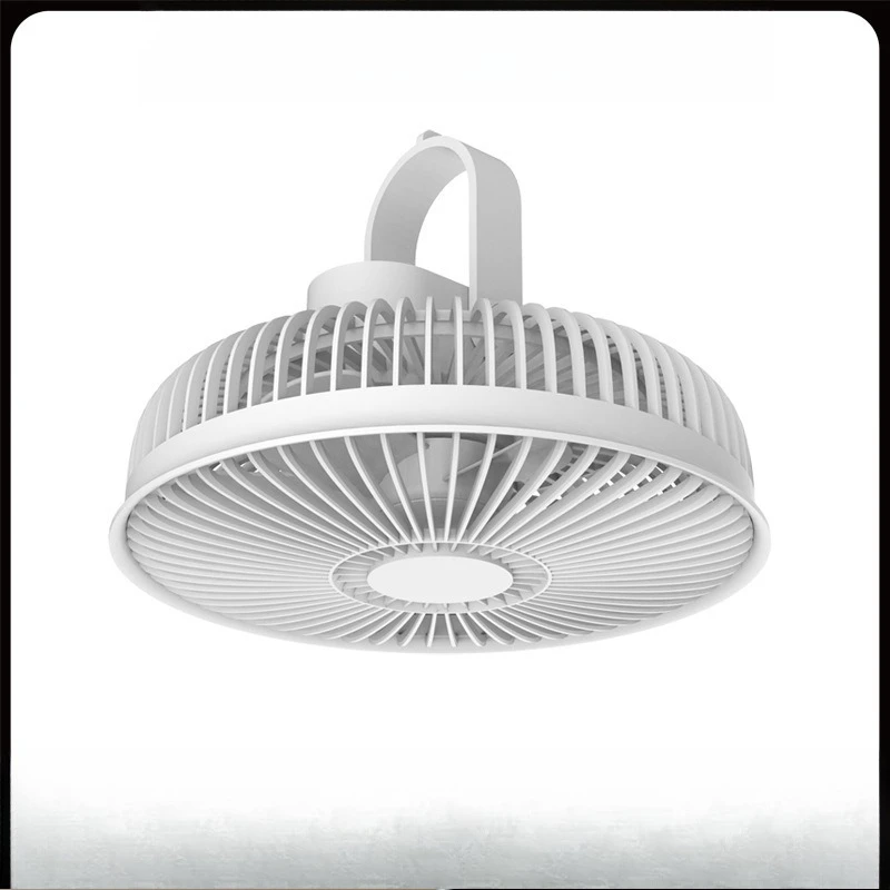 USB Charging Small Fan Office Desktop Desktop Silent Portable Mini Outdoor Camping Hanging New Model