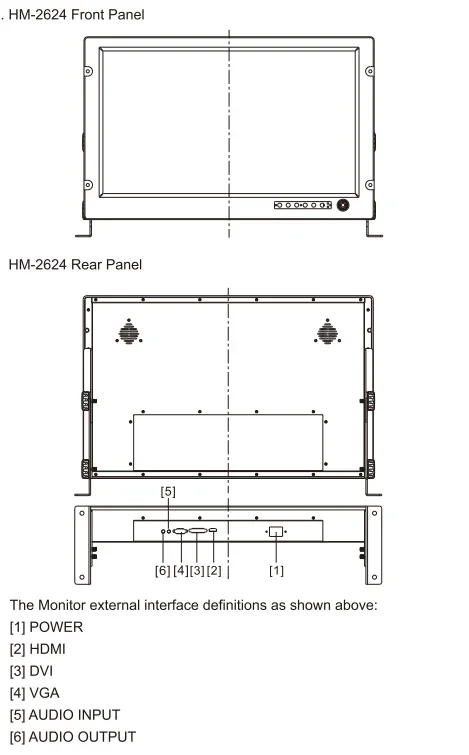 شاشة XINUO Marine مقاس 24 بوصة TFT LCD ملونة بحرية وشاشة عرض للرادار/السونار/مكتشف السمك/صدى الصوت/البوصلة/الراسمات
