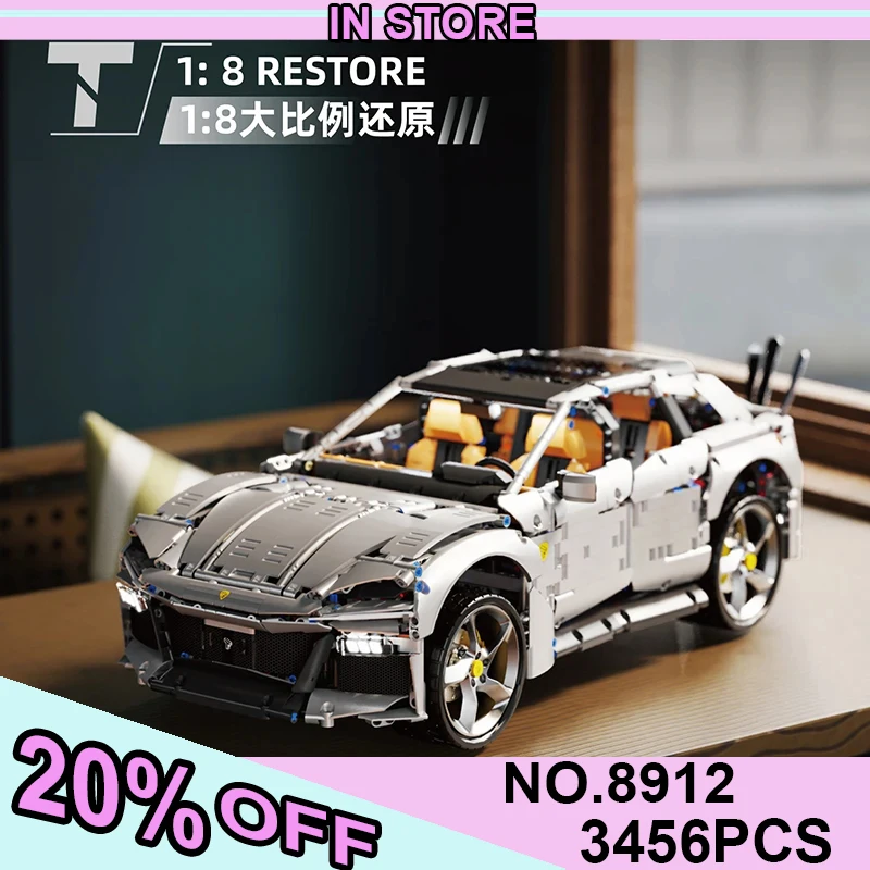 

High-Tech Sport Speed Champion SUV Racing Car Model T5041 Off-Road Roadster 1:8 scale Building Block Brick Children Toys Gifts