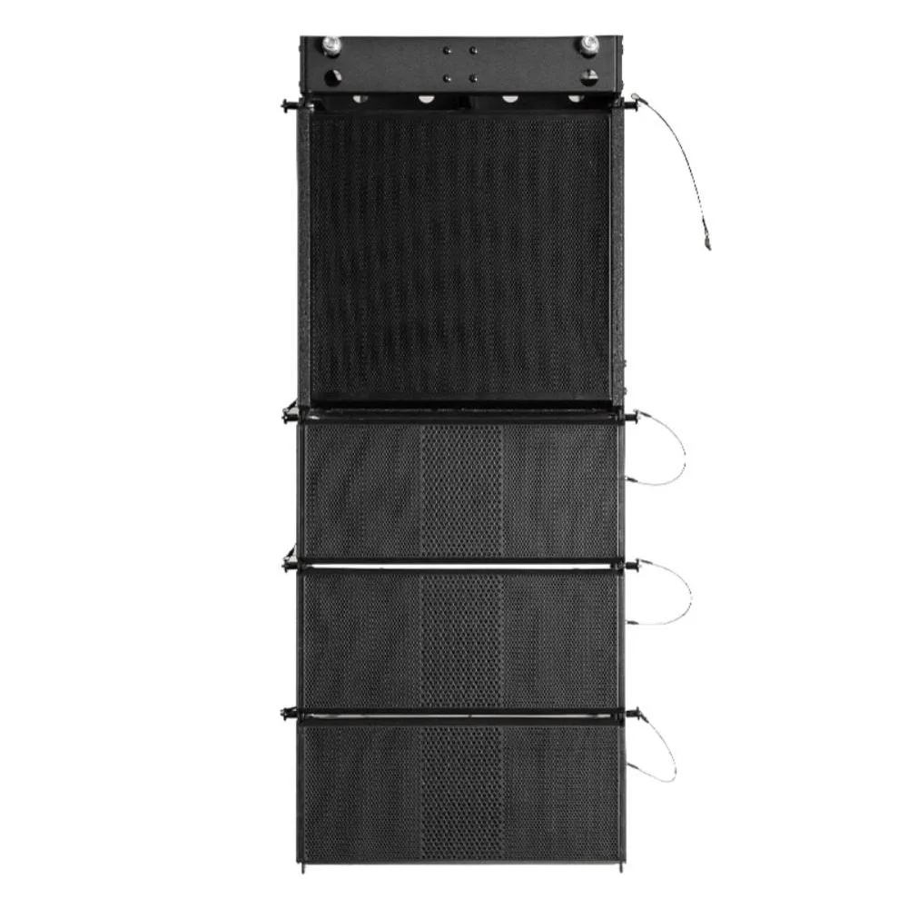2x6,5-Zoll-Kunststoff-Holz-15-Zoll-Metall-Lautsprecherbox Line Array DSP-Lautsprecher 1000W Professioneller PA-Verstärker für Bühne und Außenbereich