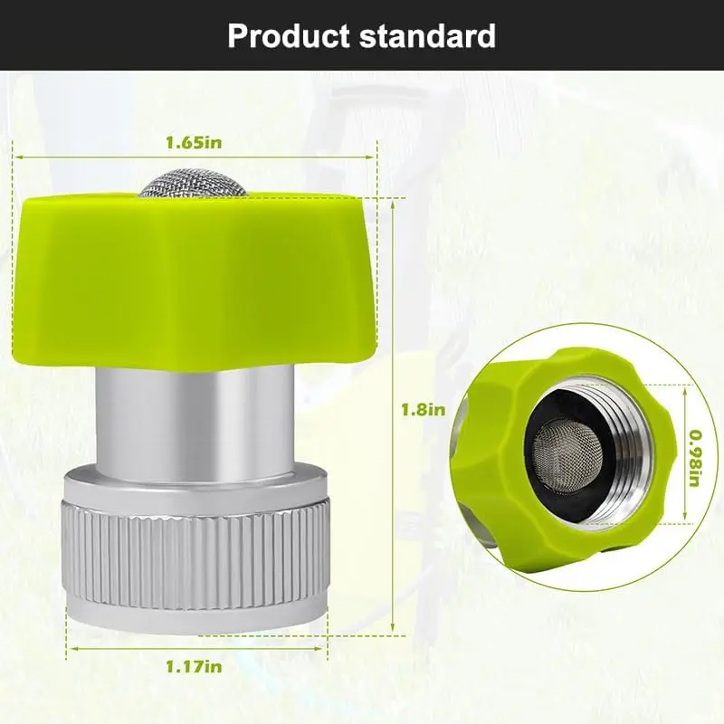Pressure Washer Garden Hose Adapter 3/4