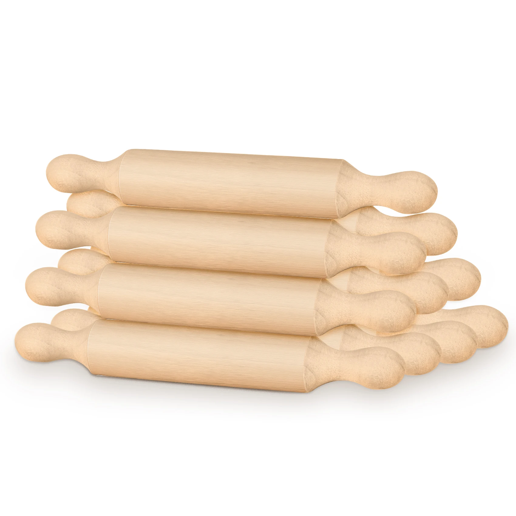 Wooden Mini Rolling Pin 6 Inches Long Kitchen Baking Rolling Pin Small Wood Dough Roller for Children Fondant Pasta