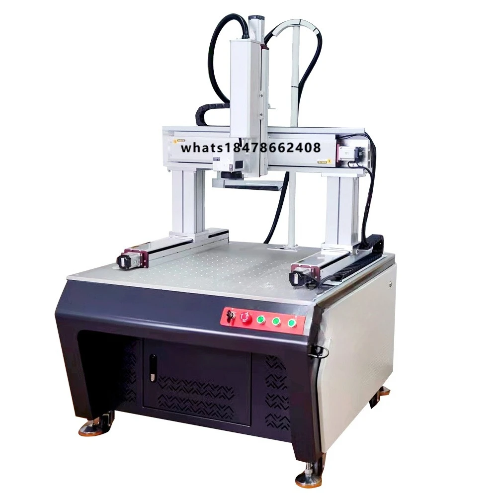 High-Speed 100W Large Format Fiber Marking Machine Metal Writing and Painting Engraving Seamless Splicing