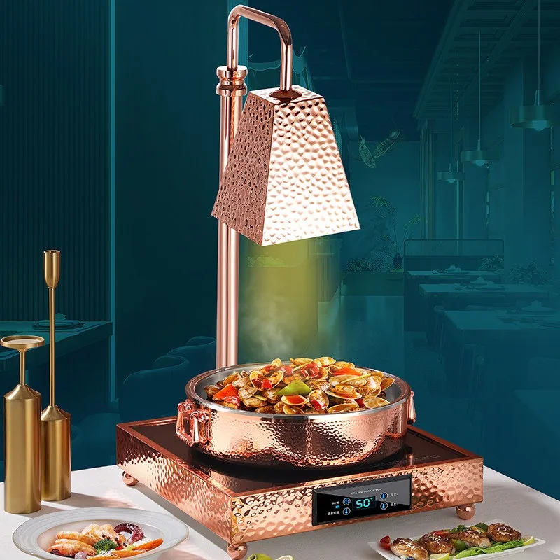 Buffet insulation light, double-ended food insulation lamp, catering heating lamp, barbecue pizza heating lamp, food warming