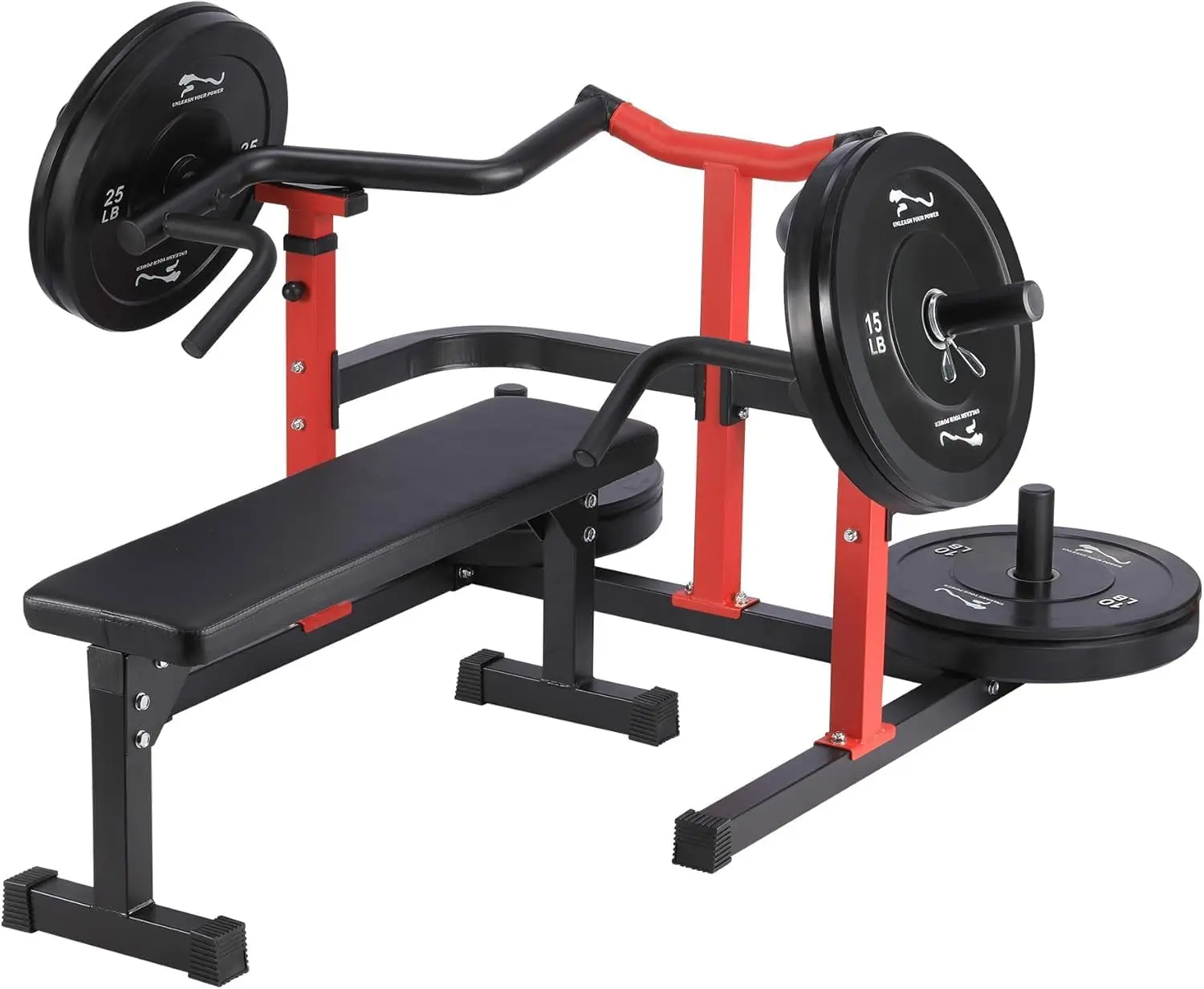 Chest Press Machine 1250LBS 2-Side Independent Bench Press for Home Gym Adjustable Arm Positions– Heavy Duty Chest Workout Machi