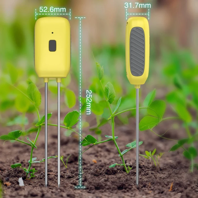 T81C Tuya Smart Bluetooth Soil Tester Temperature Humidity Meter Waterproof Thermohygrometer Automation Irrigation Detector