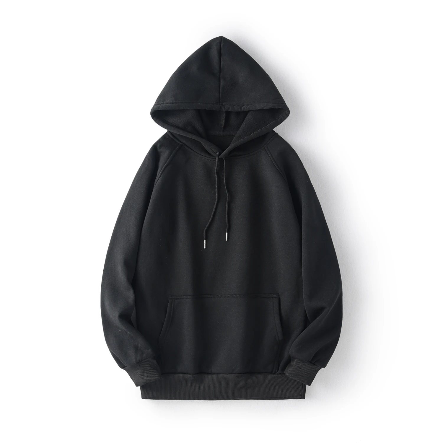 

American Y2K Clothes New Fashion Trend Fleece Hoodie Woman Sweatshirt Solid Color Hip Hop Very Loose Couple Casual Long Pullover