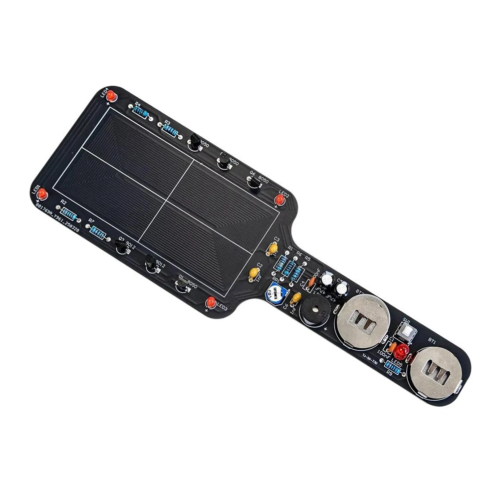 Handheld Metal Detector Kit Electronic DIY Soldering Practice Circuit Board Solder Parts DC6V for Student Welding Training