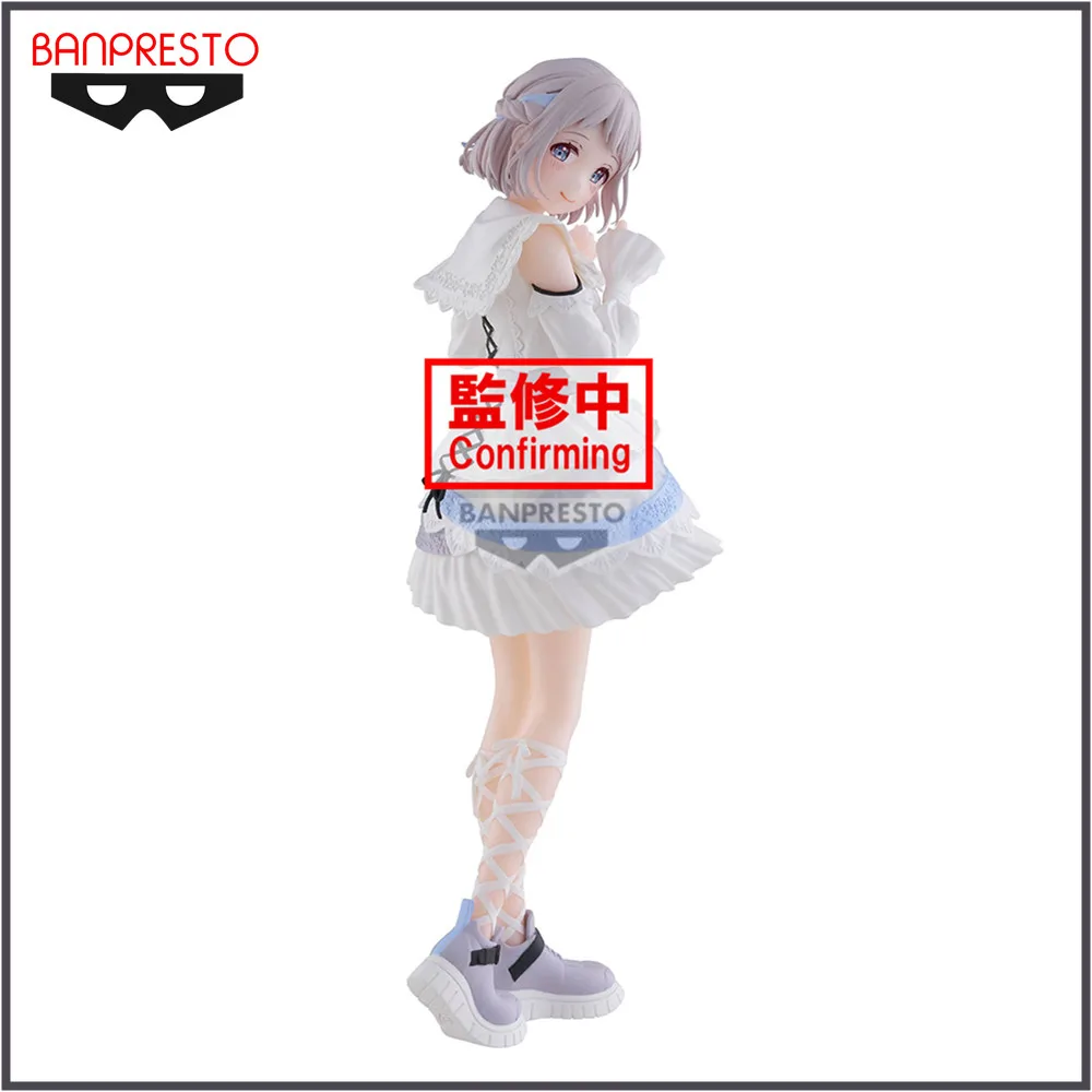 Original Anime Figure THE IDOLM@STER Gakuen ESPRESTO-Refined white-Lilja Katsuragi Action Figurine Toys Collector Doll 22cm