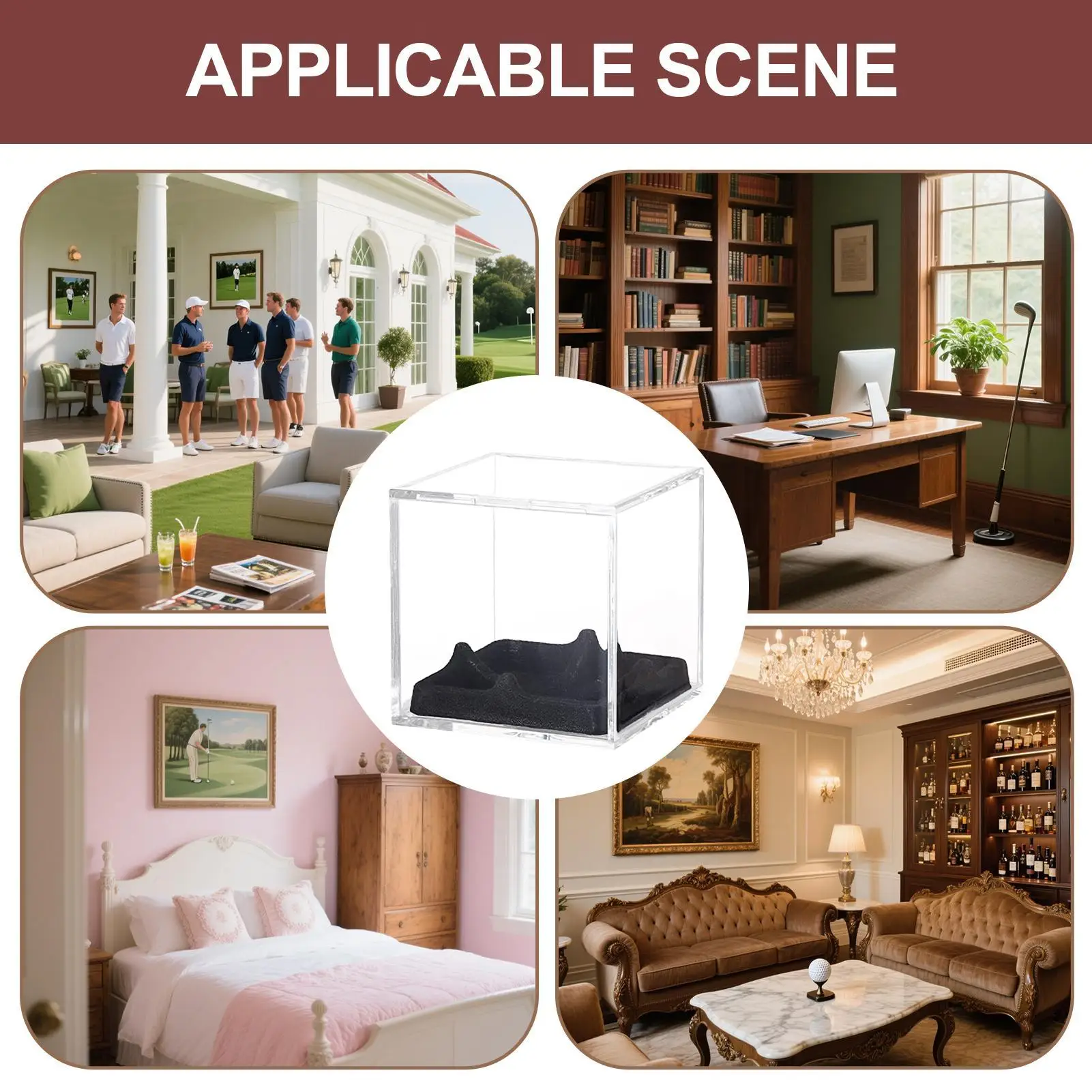 

Бейсбольный чехол, акриловая пылезащитная защита с бархатной основой, витрина для бейсбольной коробки для спорта, дома, игр с подписью, командные студии