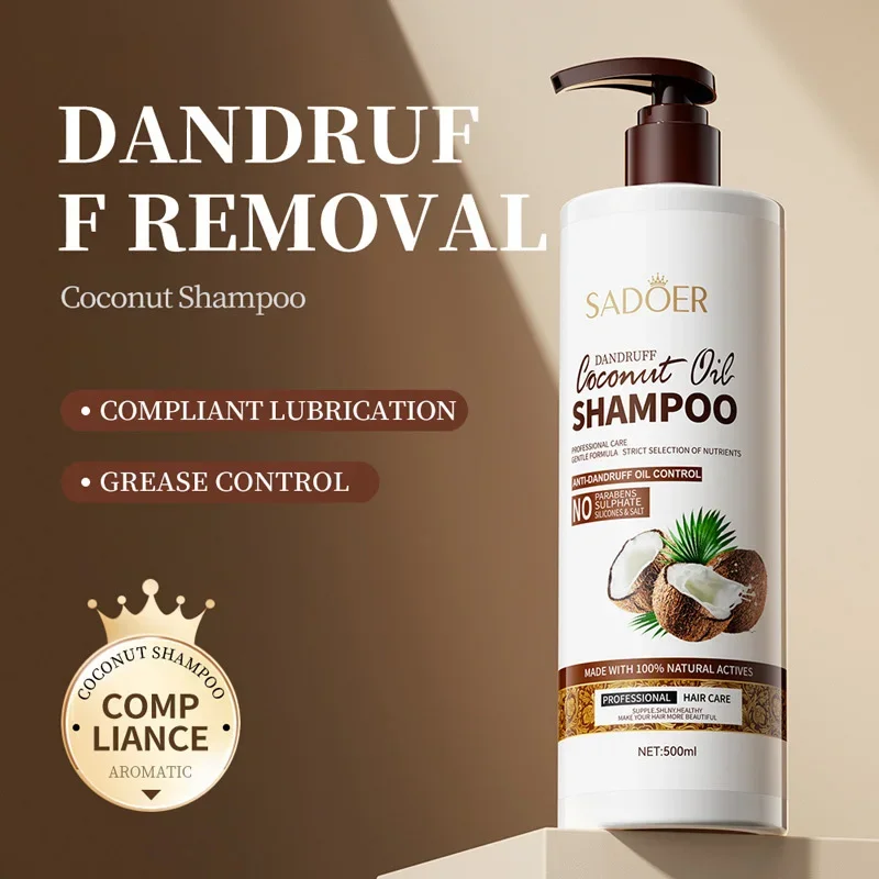 Coconut Dandruff Removal Oil Control Shampoo Improve Hair Dryness Furcation Supple Moisturizing Nourishing Shampoos Hair Care