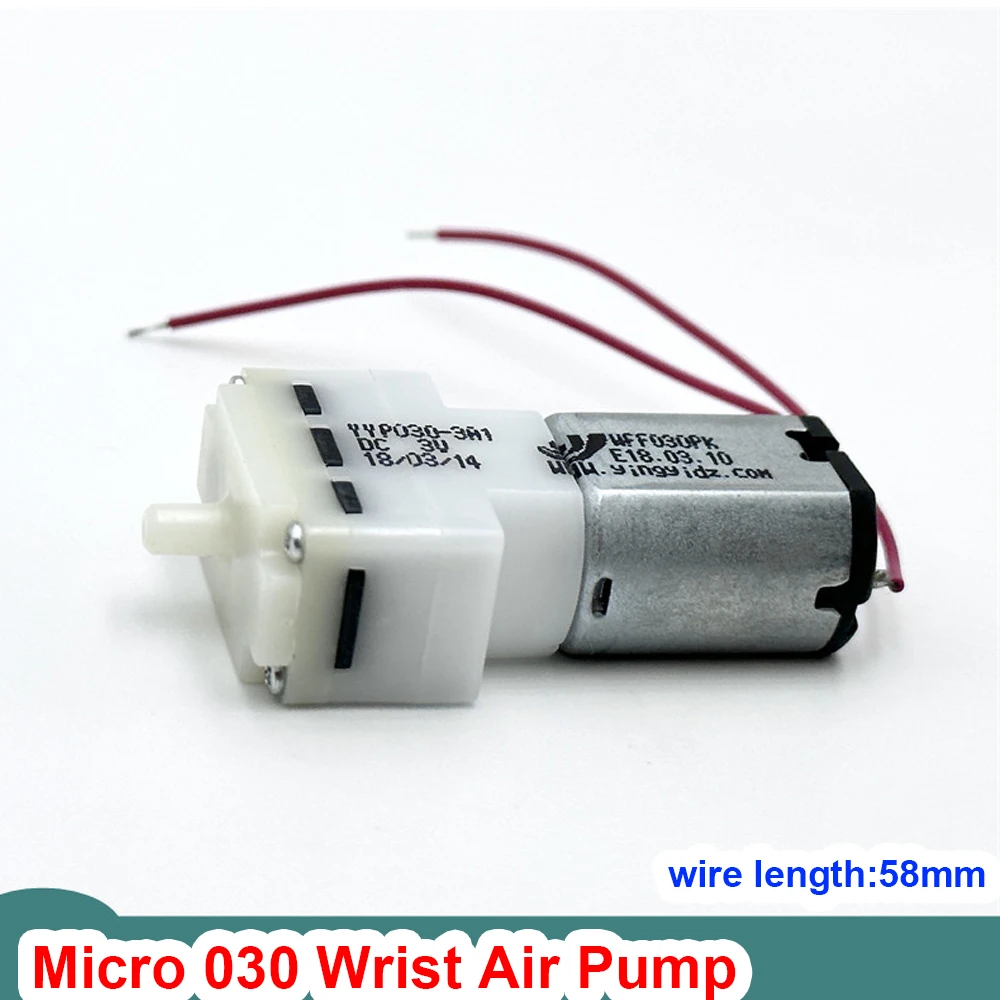 Mini 030 Air Pump Wrist Silent Air Pump DC 3V 3.7V Sphygmomanometer Inflation Pump Pressure Diaphragm Pump Mini Oxygen Pump